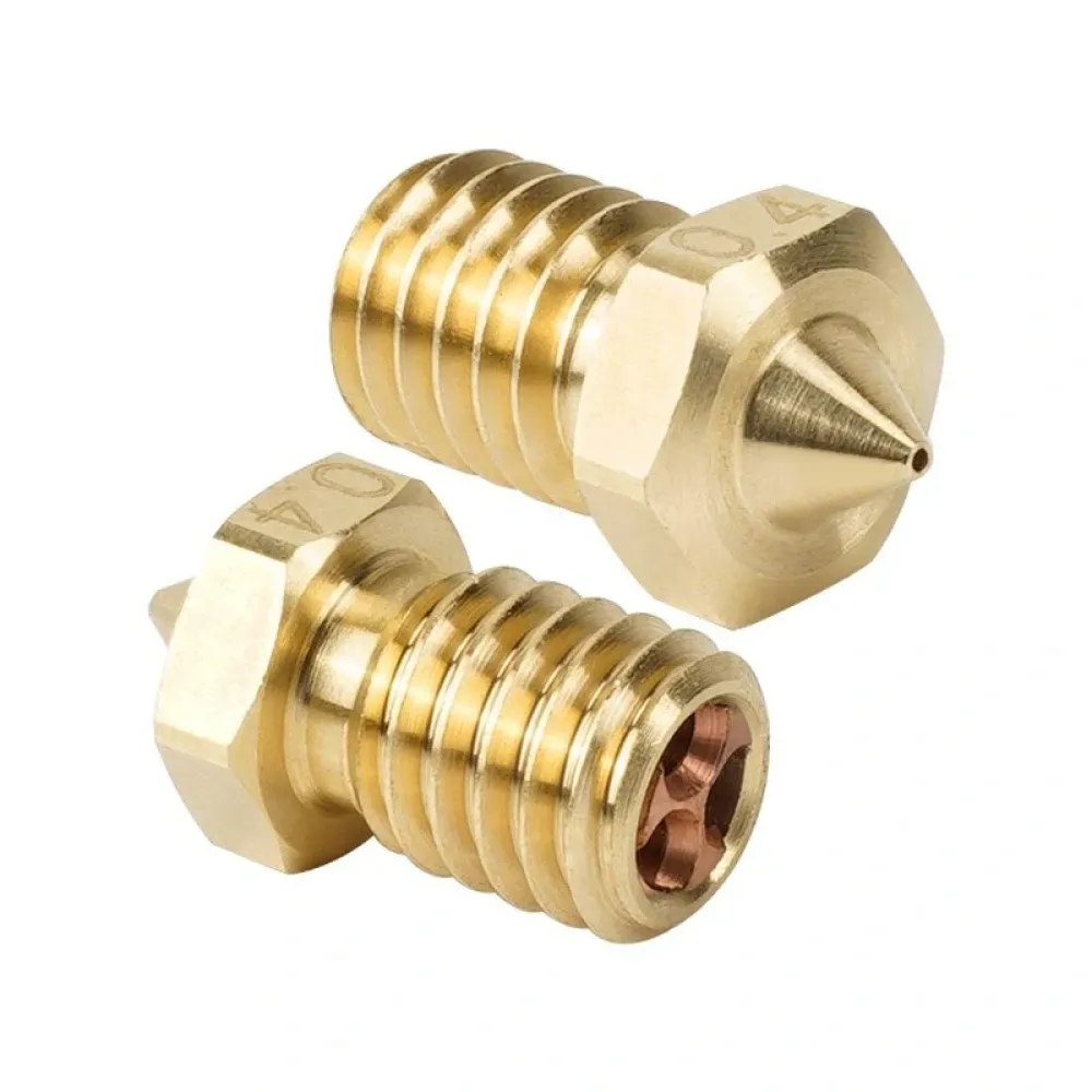 3D-Drucker-Düse E3D V6 Clone CHT-Düse M6 Hoher Durchfluss aus Kupfer für 1,75 mm Filament Messing-Kupfer-Druckkopf 0,4 mm 0,6 mm 0,8 mm