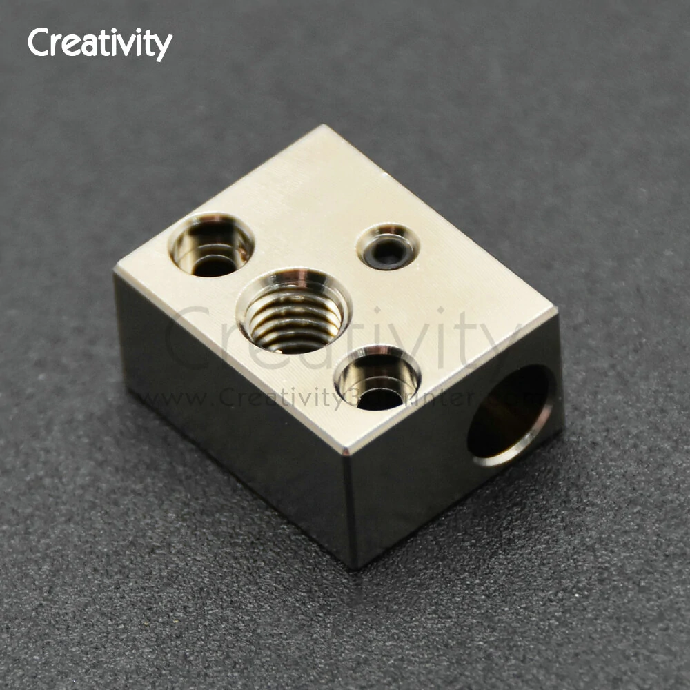 3D-Drucker-Teile Ender 3 S1 Kupferbeschichteter Aluminium-Wärmeblock Hochtemperatur-3D-Drucker-Teile
