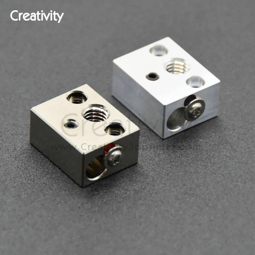 3D-Drucker-Teile Ender 3 S1 Kupferbeschichteter Aluminium-Wärmeblock Hochtemperatur-3D-Drucker-Teile