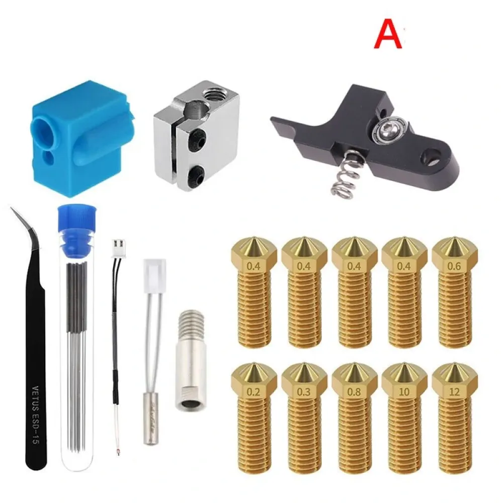 3D Drucker Zubehör Düse Silikonhülle Thermistor Heizrohr Rachen-Set