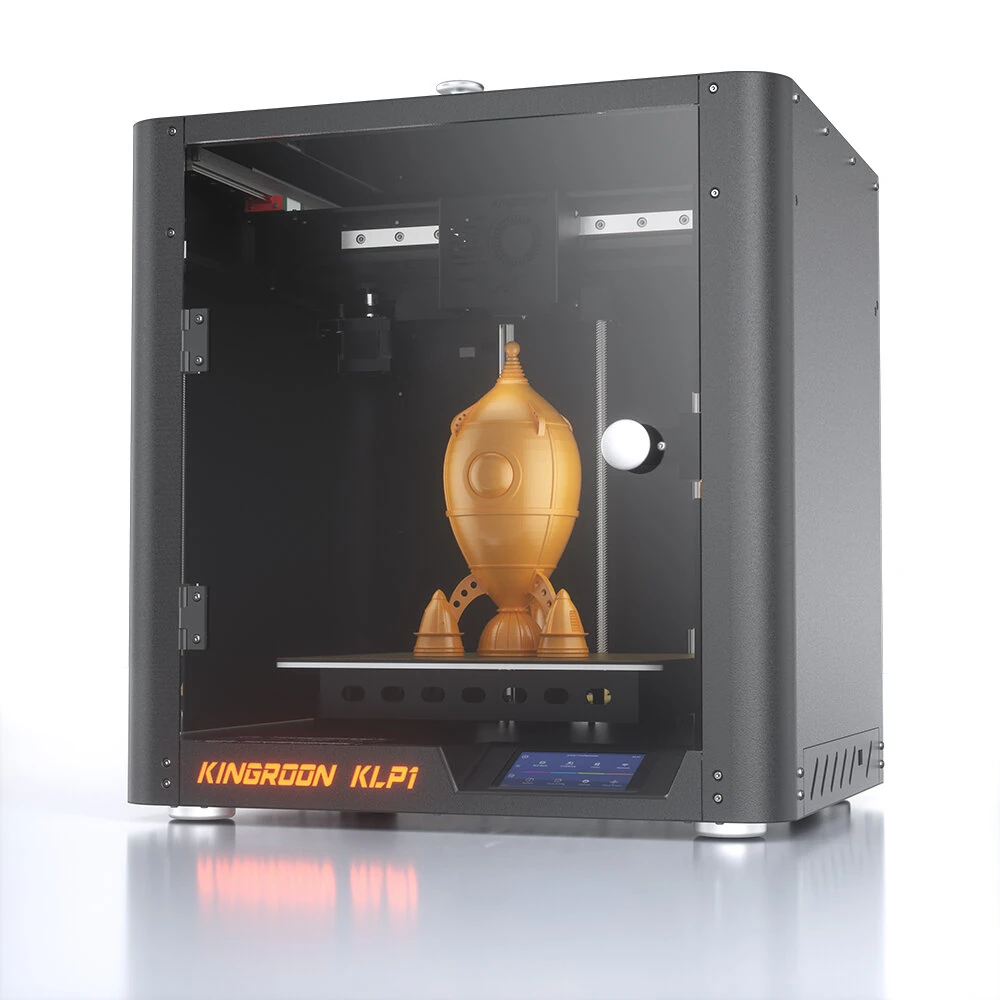 3D-Drucker KINGROON KLP1 230 Baugröße 230*230*210mm Maximaler Druckgeschwindigkeit 500mm/s Schneller Corexy 3D-Drucker mit Klipper-Firmware