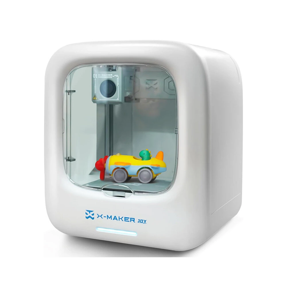 AOSEED X-MAKER JOY 3D-Drucker für Kinder Hohe Präzision 0,05 mm 200 mm/s Druckgeschwindigkeit Wi-Fi USB PLA Filament Geschlossener sicherer Design KI-Sprachinteraktion Anpassungskit