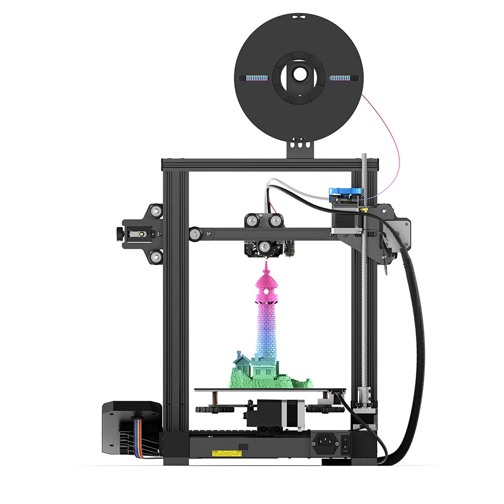 Creality 3D® Ender-3 V2 Neo 3D-Drucker mit Druckgröße von 220 * 220 * 250 mm mit CR-Touch-Auto-Leveling / Vollmetall-Bowden-Extruder