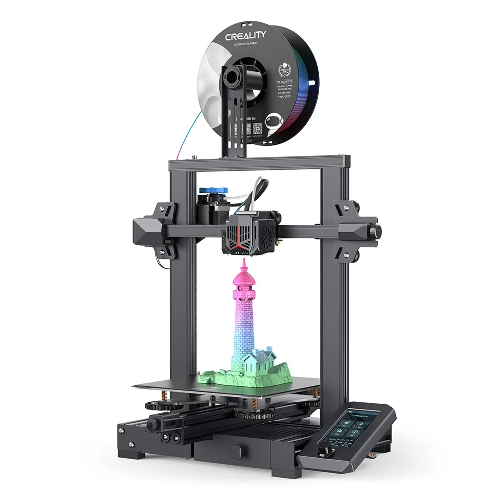 Creality 3D® Ender-3 V2 Neo 3D-Drucker mit Druckgröße von 220 * 220 * 250 mm mit CR-Touch-Auto-Leveling / Vollmetall-Bowden-Extruder