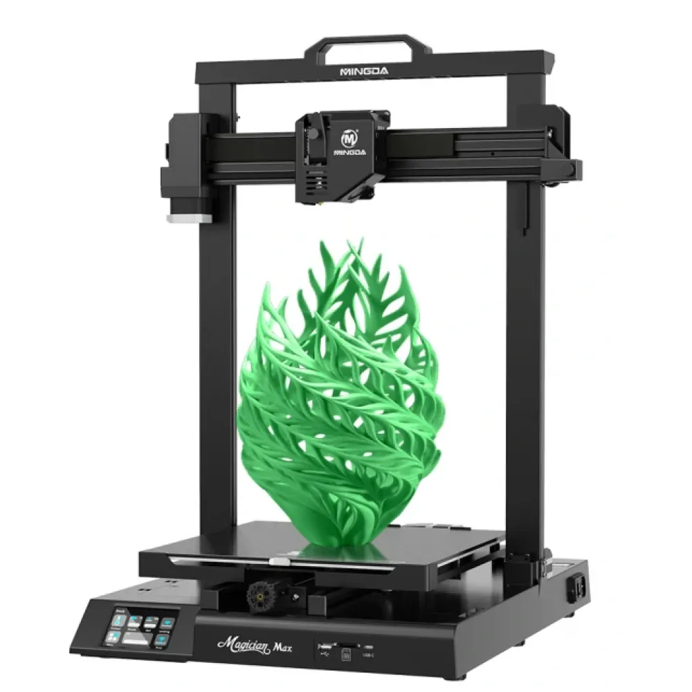 MINDGA Magician Max 3D Drucker mit einer Druckgröße von 320*320*400 mm mit automatischer Nivellierung / Doppelnut Extruder