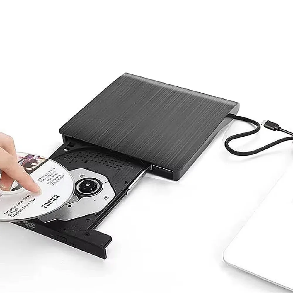 XD020 USB3.0+Type-C 2-in-1 Slim Externes DVD RW CD Brenner Lesegerät Optische Laufwerke für Laptop PC DVD Brenner Tragbarer DVD