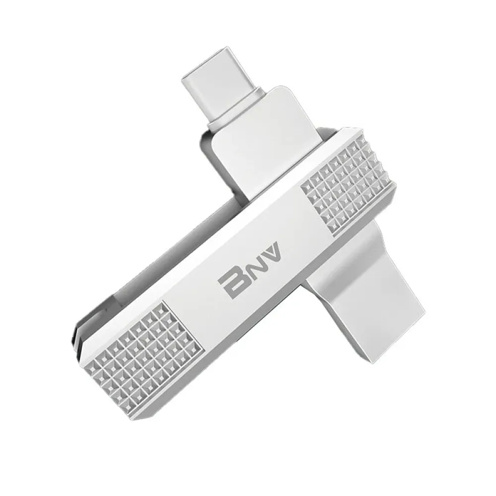 BNV TC3 USB3.0 & Type-C Dual Interface USB-Flash-Laufwerk 64G/128G/256G Highspeed Pendrive Mini Portable Memory U Disk für TV, Laptop und Telefon