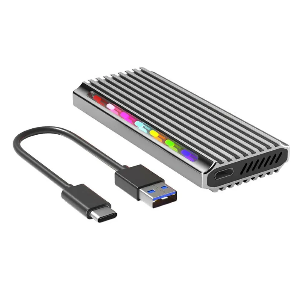 Bakeey NVME SSD-Gehäuse Type-C zu USB3.1 10Gbps Gehäuse für 2230/2242/2260/2280 M.2 SSD Mobiles Gehäuse
