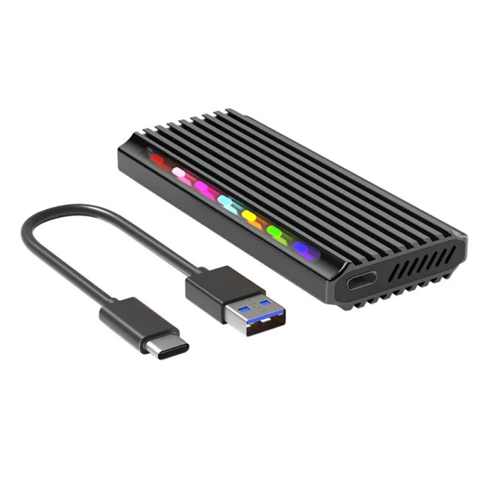 Bakeey NVME SSD-Gehäuse Type-C zu USB3.1 10Gbps Gehäuse für 2230/2242/2260/2280 M.2 SSD Mobiles Gehäuse