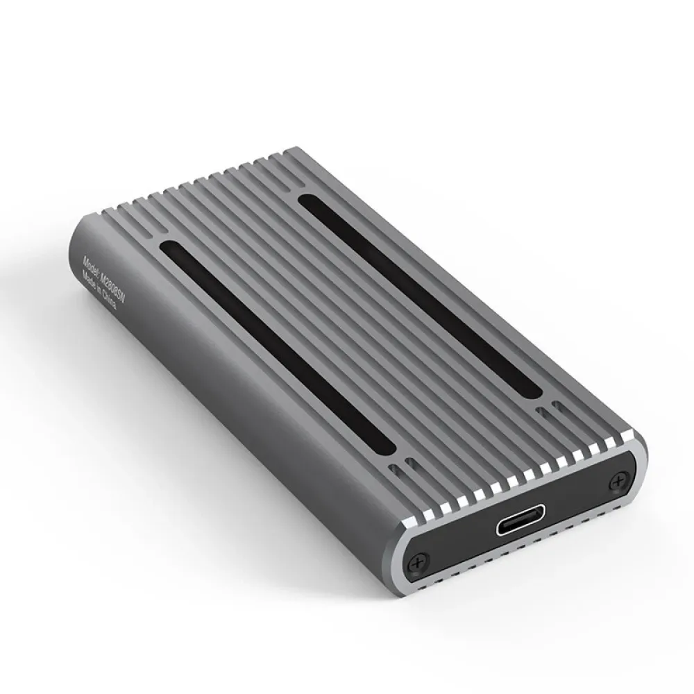 Blueendless M.2 NVME/SATA Dual-Protokoll RGB SSD-Gehäuse für externe Solid State Drive (SSD) mit 10 Gbps