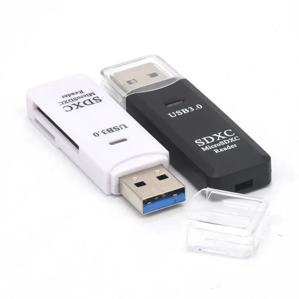 DM-HC32 2 in 1 Kartenleser USB3.0 für SD/TF Speicherkarte Hochgeschwindigkeits-Smartkartenleser Adapter für PC Laptop Zubehör