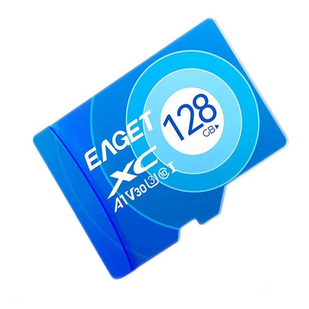 EAGET 128G/64G/32G TF Speicherkarte U3 C10 High Speed Micro SD Karte 4K UHD für Telefon Kamera Dashcam