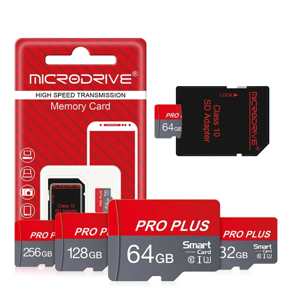 Microdrive Pro Plus TF Speicherkarte 64G/128G/256G Klasse 10 Hochgeschwindigkeits-Micro-SD-Karte Flash-Karte Smart-Karte für Telefon Kamera Fahrrekorder Microdrive Pro Plus TF Speicherkarte 64G/128G/256G Klasse 10 Hochgeschwindigkeits-Micro-SD-Karte Flash-Karte Smart-Karte für Telefon Kamera Fahrrekorder