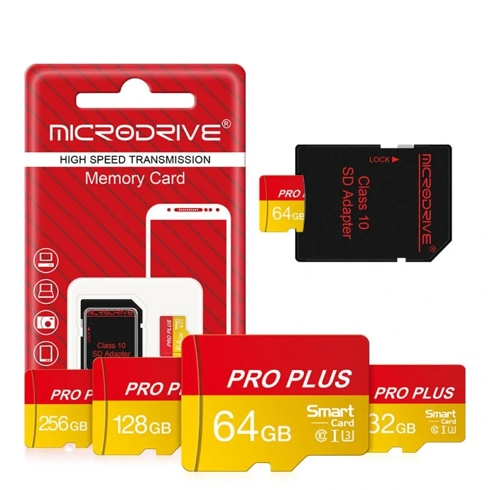 Microdrive Pro Plus TF Speicherkarte 64G/128G/256G Klasse 10 Hochgeschwindigkeits-Micro-SD-Karte Flash-Karte Smart-Karte für Telefon Kamera Fahrrekorder Microdrive Pro Plus TF Speicherkarte 64G/128G/256G Klasse 10 Hochgeschwindigkeits-Micro-SD-Karte Flash-Karte Smart-Karte für Telefon Kamera Fahrrekorder