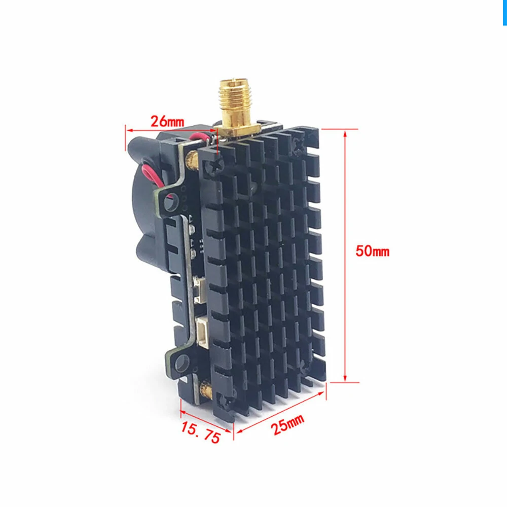 EWRF 5,8 GHz 2W FPV Wireless Transmitter 2000MW 48CH Video AV Audio Sender mit 2,8-mm-CMOS-1000TVL-Kamera für ferngesteuerte Drohnen mit großer Reichweite EWRF 5,8 GHz 2W FPV Wireless Transmitter 2000MW 48CH Video AV Audio Sender mit 2,8-mm-CMOS-1000TVL-Kamera für ferngesteuerte Drohnen mit großer Reichweite
