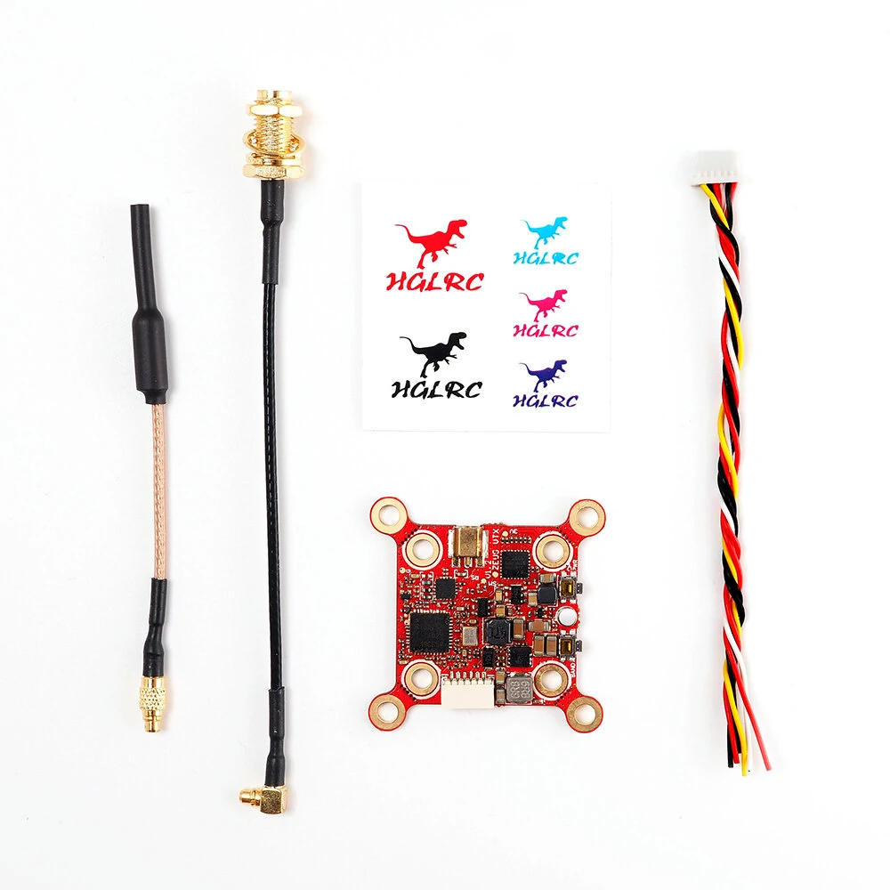 HGLRC Zeus VTX 5.8G 40CH PIT/25/100/200/400/800mW Smarte Montage 20 * 20 mm / 30 * 30 mm FPV-Sender mit integriertem Mikrofon für FPV-RC-Rennen HGLRC Zeus VTX 5.8G 40CH PIT/25/100/200/400/800mW Smarte Montage 20 * 20 mm / 30 * 30 mm FPV-Sender mit integriertem Mikrofon für FPV-RC-Rennen