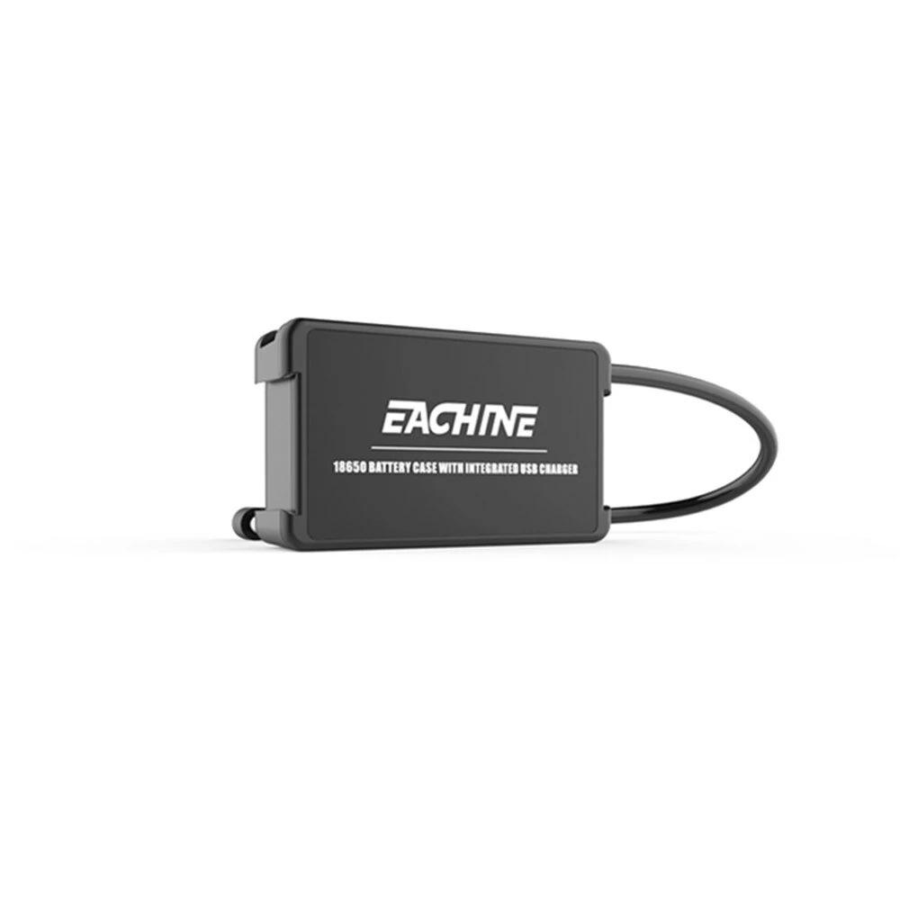 Jedes 7,4V 18650 Li-Ion-Zellenbatteriegehäuse DC 5,5mmx2,1mm mit integriertem USB-Ladegerät für EV200D EV300D EV300O DJI Fatshark Skyzone FPV-Brillen Jedes 7,4V 18650 Li-Ion-Zellenbatteriegehäuse DC 5,5mmx2,1mm mit integriertem USB-Ladegerät für EV200D EV300D EV300O DJI Fatshark Skyzone FPV-Brillen