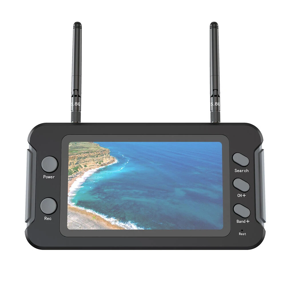 LST 4,3-Zoll-LCD-Display 5,8G FPV-Monitor mit DVR 40CH NTSC / PAL automatische Videoaufzeichnung für RC Multicopter FPV Drone Part LST 4,3-Zoll-LCD-Display 5,8G FPV-Monitor mit DVR 40CH NTSC / PAL automatische Videoaufzeichnung für RC Multicopter FPV Drone Part