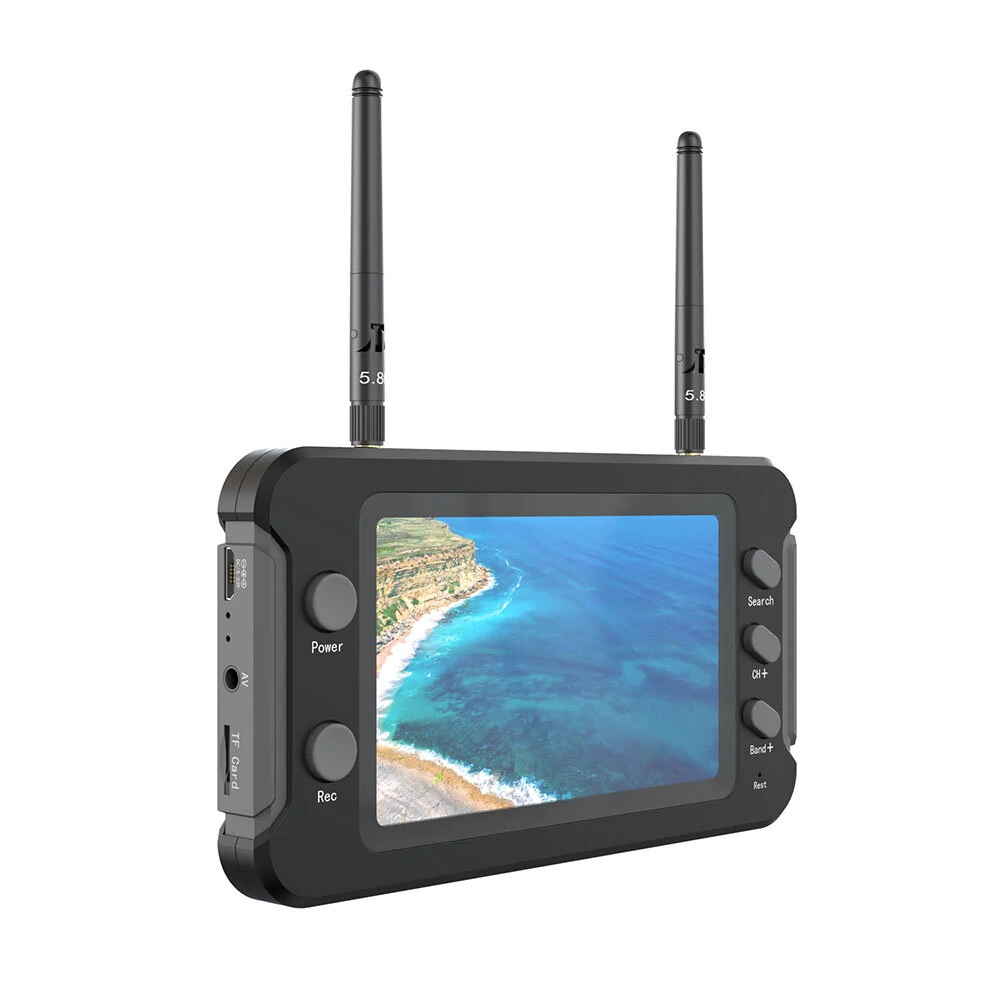 LST 4,3-Zoll-LCD-Display 5,8G FPV-Monitor mit DVR 40CH NTSC / PAL automatische Videoaufzeichnung für RC Multicopter FPV Drone Part LST 4,3-Zoll-LCD-Display 5,8G FPV-Monitor mit DVR 40CH NTSC / PAL automatische Videoaufzeichnung für RC Multicopter FPV Drone Part