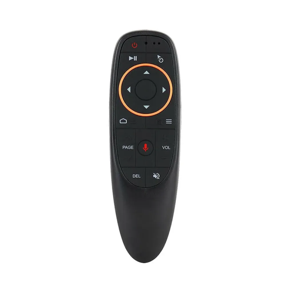 G10S Air Mouse Sprachfernbedienung 2,4G Wireless Gyroskop IR Learning f&uuml;r PC Android TV Box
