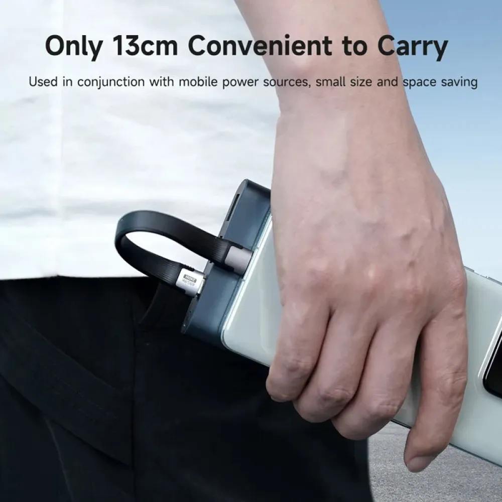 Hagibis USB4 Datenkabel 40Gbps USB C zu C Kurzes Kabel PD 240W 8K 60Hz für TB3/4 15 Pro Max SSD Power Bank