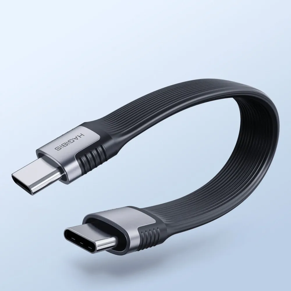 Hagibis USB4 Datenkabel 40Gbps USB C zu C Kurzes Kabel PD 240W 8K 60Hz f&uuml;r TB3/4 15 Pro Max SSD Power Bank