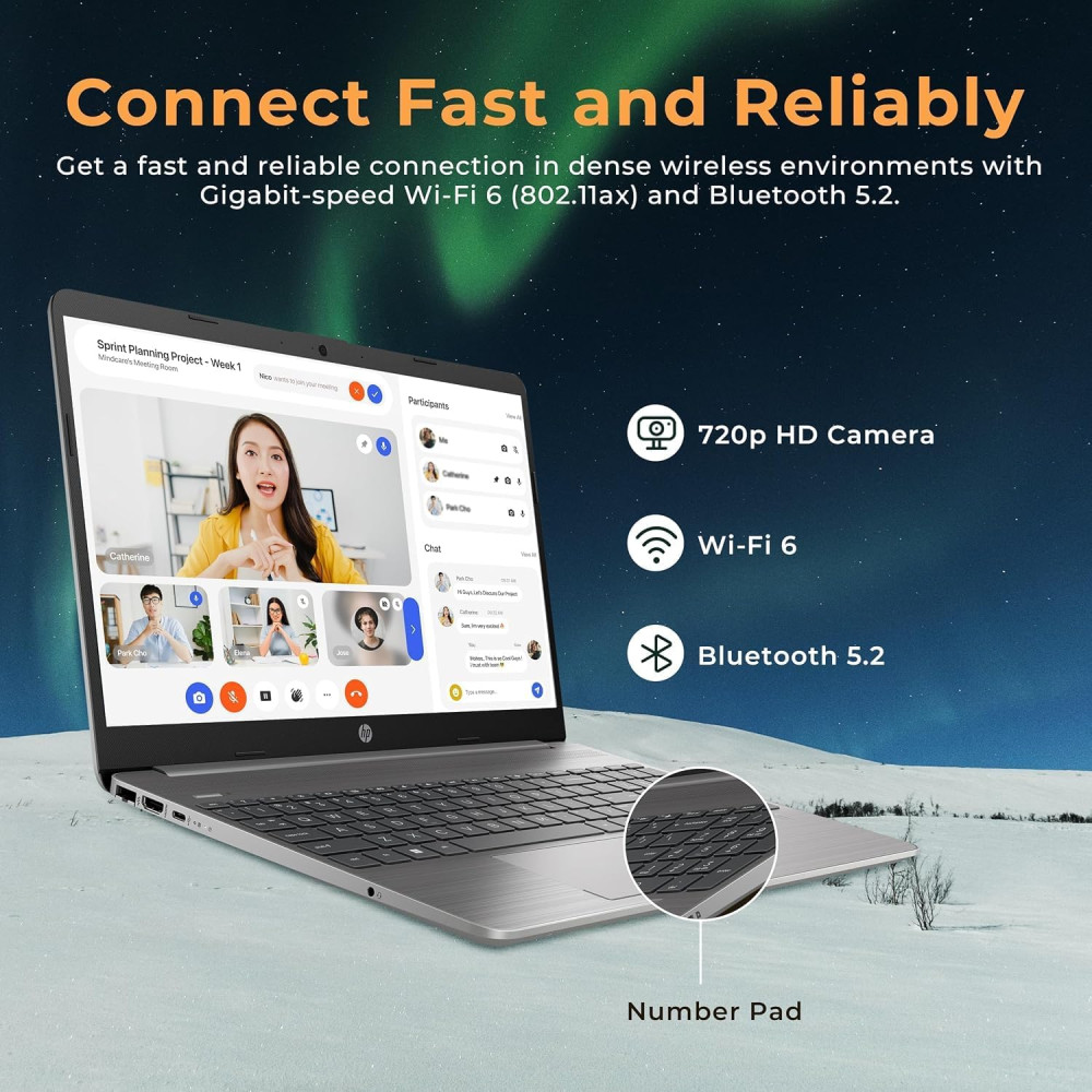 HP 15.6" Laptop, Intel Core i5-1135G7 Processor, Intel Iris Xe Graphics, 15.6" FHD Anti-Glare Display, Online Meeting Ready, HDMI, Wi-Fi and Bluetooth, Windows 11 Home(16GB RAM | 1TB SSD) HP 15.6" Laptop, Intel Core i5-1135G7 Processor, Intel Iris Xe Graphics, 15.6" FHD Anti-Glare Display, Online Meeting Ready, HDMI, Wi-Fi and Bluetooth, Windows 11 Home(16GB RAM | 1TB SSD)