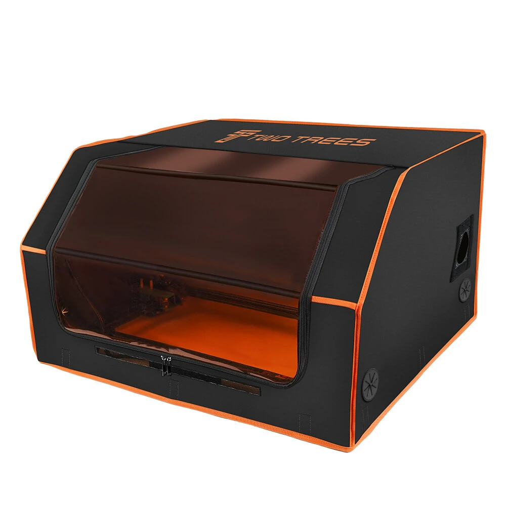 TWOTREES® Lasergravur-Schutzgehäuse mit Augenschutz, feuer- und staubdicht, Abmessungen 780x720x460mm mit Abluftventilator und Rohr, passend für TTS Pro Xtool SCULPFUN-S9 TWOTREES® Lasergravur-Schutzgehäuse mit Augenschutz, feuer- und staubdicht, Abmessungen 780x720x460mm mit Abluftventilator und Rohr, passend für TTS Pro Xtool SCULPFUN-S9