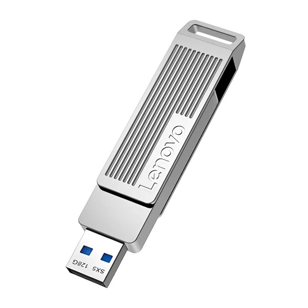Lenovo SX5 Pro Type-C & USB3.2 Solid State Flash Drive 256GB 128GB Dual Schnittstelle 360° Rotation Zinklegierung USB-Disk Portable Thumb Drive Lenovo SX5 Pro Type-C & USB3.2 Solid State Flash Drive 256GB 128GB Dual Schnittstelle 360° Rotation Zinklegierung USB-Disk Portable Thumb Drive