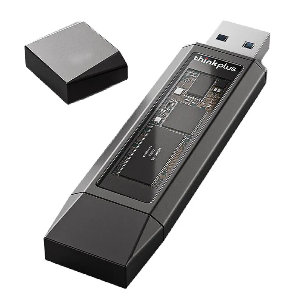 Lenovo Thinkplus TU203 USB3.2 USB-Flashlaufwerk und Type-C Dual-Interface SSD 512G/256G/128G 450M/s High-Speed-Pendrive U-Disk f&uuml;r PC Laptop Computer