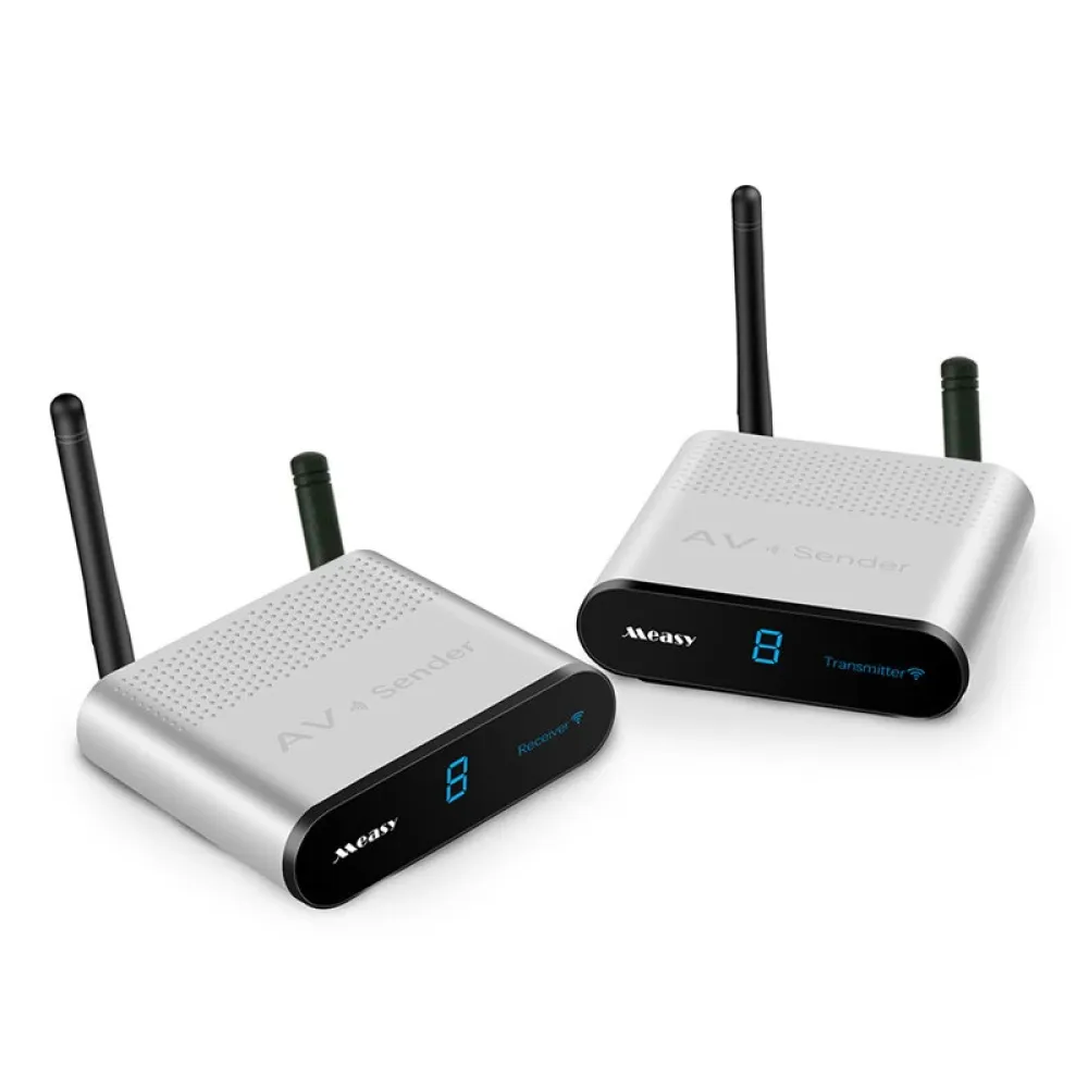 Measy AV230 2.4G Drahtloser AV Sender Empf&auml;nger 300M/1000FT Lange Reichweite Audio Video SD TV AV Signal Sender Empf&auml;nger f&uuml;r DVD DVR IPTV Kamera Set-Top-Box