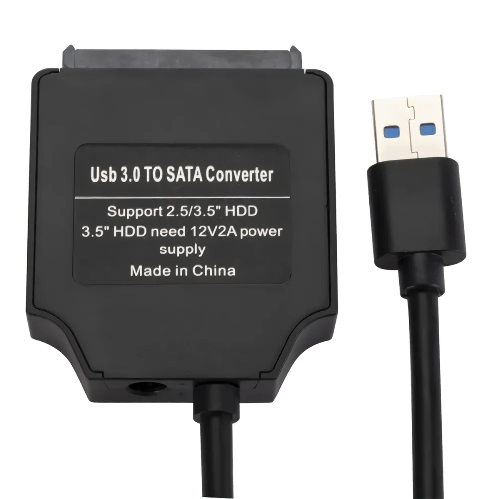 MnnWuu SSD HDD USB 3.0 zu SATA-Konverterkabel Festplattenkonverteradapter Unterstützung für 2,5 / 3,5" HDD SSD MnnWuu SSD HDD USB 3.0 zu SATA-Konverterkabel Festplattenkonverteradapter Unterstützung für 2,5 / 3,5" HDD SSD
