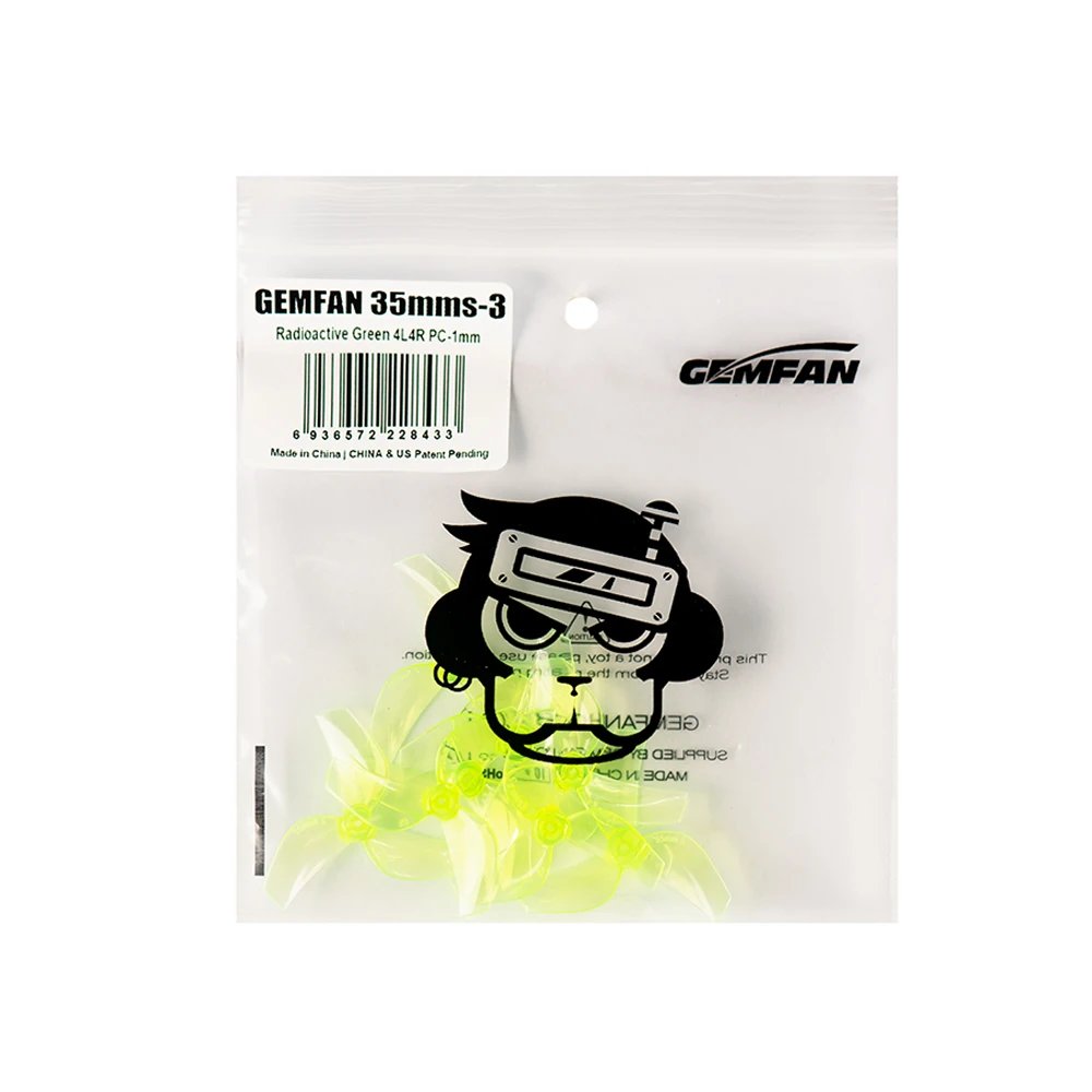 4 Paar GEMFAN 35 mm 3-Blatt 1 mm Loch PC Propeller für RC FPV Racing Drohne 4 Paar GEMFAN 35 mm 3-Blatt 1 mm Loch PC Propeller für RC FPV Racing Drohne