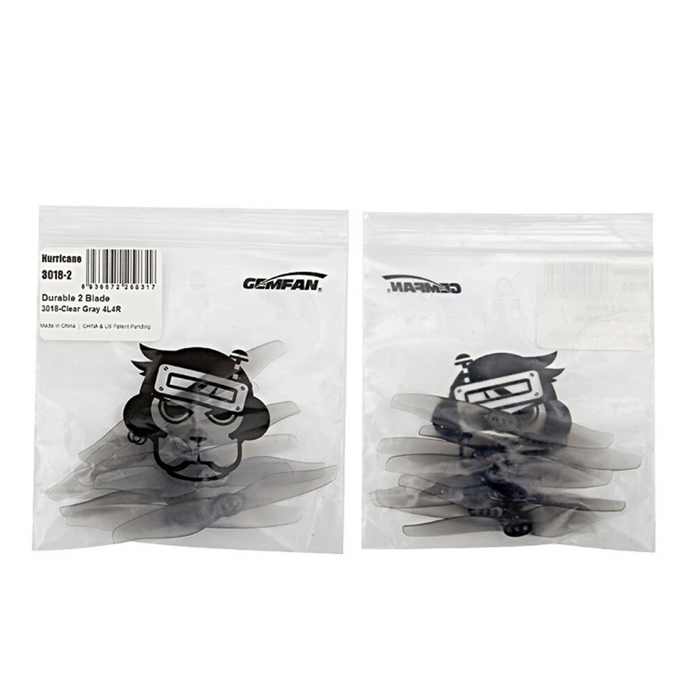 4 Paare / 20 Paare Gemfan Hurricane 3018 3x1,8 3 Zoll 2-Blatt-Propeller mit 1,5 mm Loch und T-Mount für RC-Drohnen FPV-Rennen 4 Paare / 20 Paare Gemfan Hurricane 3018 3x1,8 3 Zoll 2-Blatt-Propeller mit 1,5 mm Loch und T-Mount für RC-Drohnen FPV-Rennen