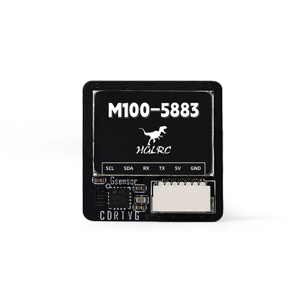 HGLRC M100 5883 GPS-Modul mit M10-Chip und QMC 5883-Kompass Keramikantenne f&uuml;r RC-Drohne FPV-Rennhelikopter Flugzeug