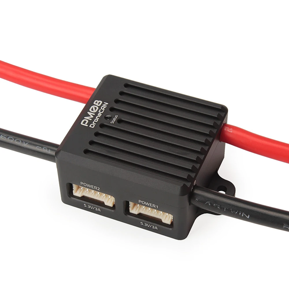 Holybro PM08-CAN 14S 200A Powermodul DroneCAN-Protokoll Zwei 5V-BEC-Ausgänge für PX4-Flugsteuerung Multi-Rotor-Drohne Holybro PM08-CAN 14S 200A Powermodul DroneCAN-Protokoll Zwei 5V-BEC-Ausgänge für PX4-Flugsteuerung Multi-Rotor-Drohne