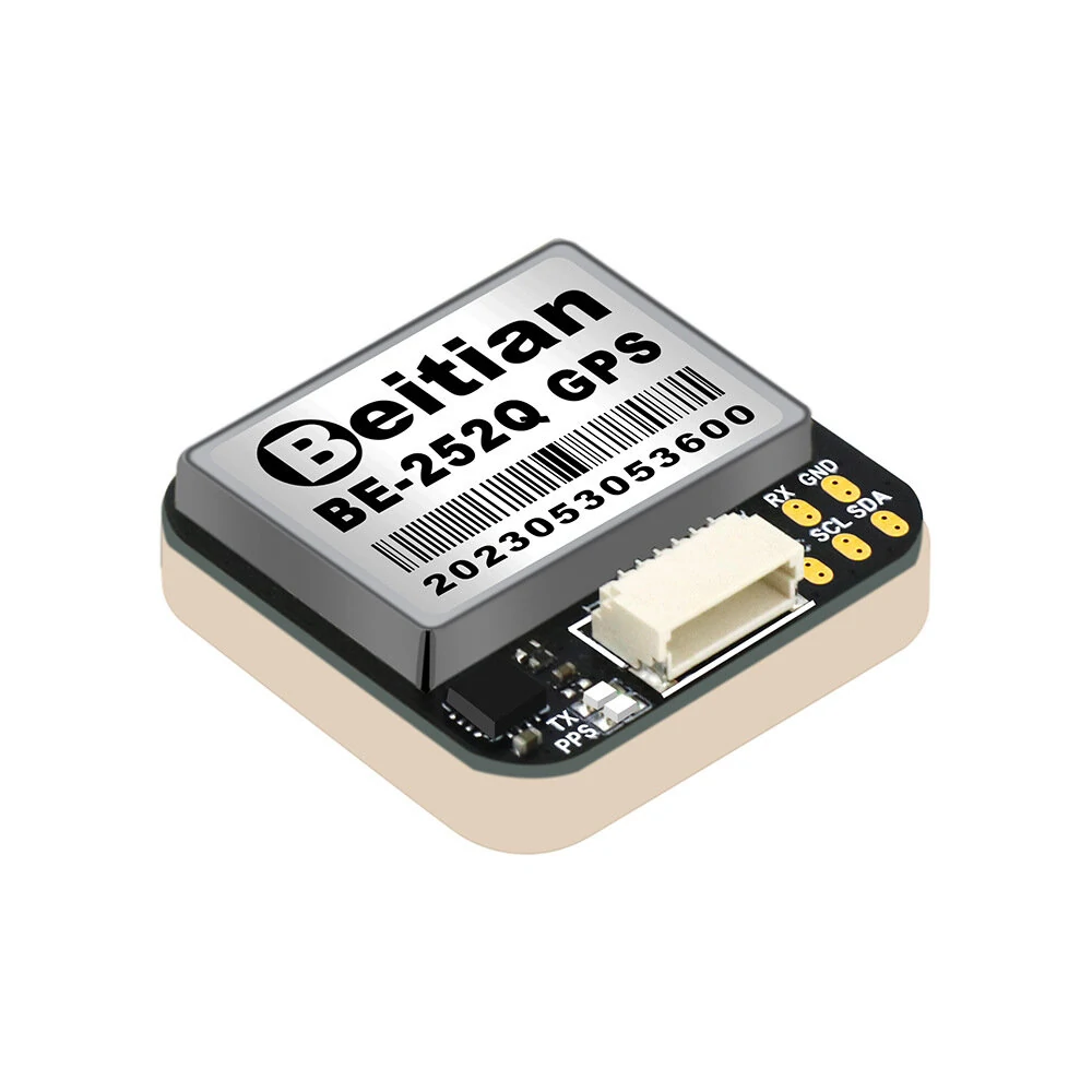 Positionierungsmodul Beitian BE-252Q mit Kompass QMC5883, duale Protokolle NMEA UBX, Chip M10050, GNSS-Empfängermodul für FPV-Rückkehr- und Renn-Drohnen, kompatibel mit F4-F7-Flugsteuerung Positionierungsmodul Beitian BE-252Q mit Kompass QMC5883, duale Protokolle NMEA UBX, Chip M10050, GNSS-Empfängermodul für FPV-Rückkehr- und Renn-Drohnen, kompatibel mit F4-F7-Flugsteuerung