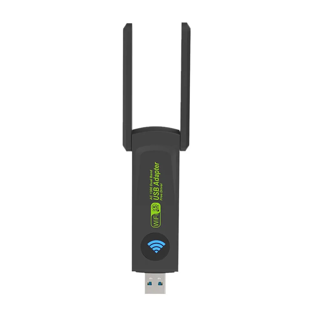 1300M USB3.0 WiFi Adapter 2.4G/5GHz Wireless Dual Band Wi-Fi Dongle Netzwerkkarte Empfänger für PC Desktop oder Laptop