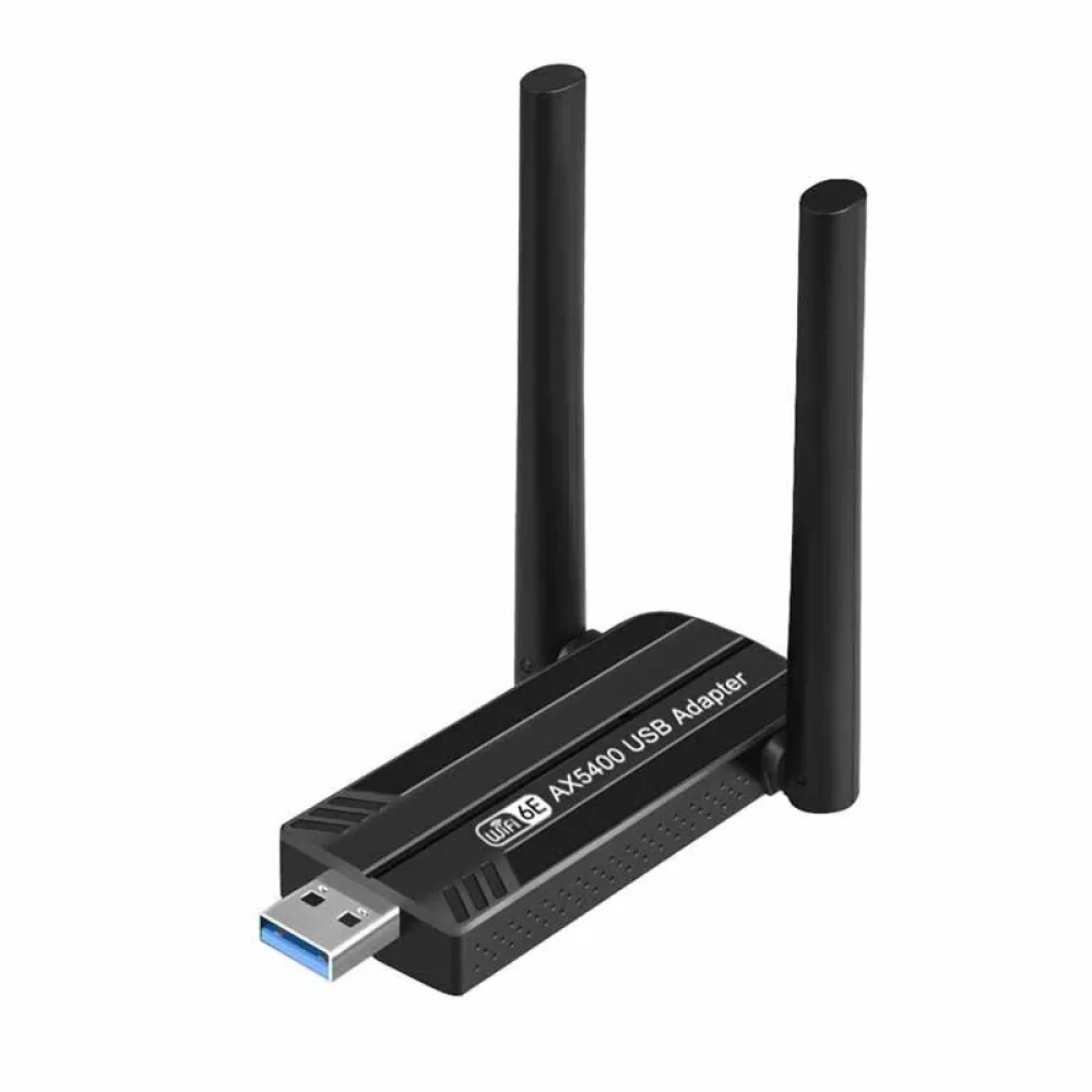 AX3008 5400Mbps WiFi6E Netzwerkkarte USB3.0 WiFi Adapter Tri-Band 2.4G 5G 6G Wifi Empfänger Dongle für Windows 10 11 Treiberfrei