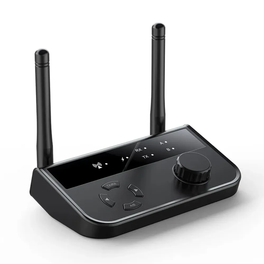B39 2-in-1 Bluetooth 5.3 Audioempfänger Transmitter 3.5mm Aux Jack RCA Stereo Musik Wireless Adapter Dongle für TV Auto PC Kopfhörer