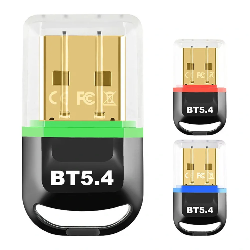 Bakeey BR04 Bluetooth 5.4 USB Adapter Transmitter Receiver Wireless USB Bluetooth Audio Adapter Dongle Free-Driver für PC-Computer Laptop