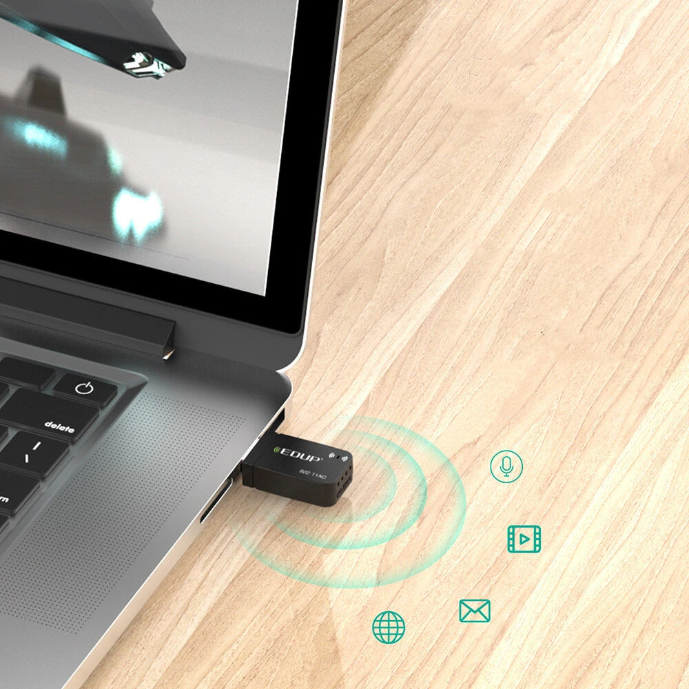 EDUP 1300Mbps USB3.0 Wifi-Adapter Netzwerkadapter 5.8Ghz 2.4Ghz Dualband-Wireless Win11 AC USB-Adapter für PC Desktop Laptop EDUP 1300Mbps USB3.0 Wifi-Adapter Netzwerkadapter 5.8Ghz 2.4Ghz Dualband-Wireless Win11 AC USB-Adapter für PC Desktop Laptop
