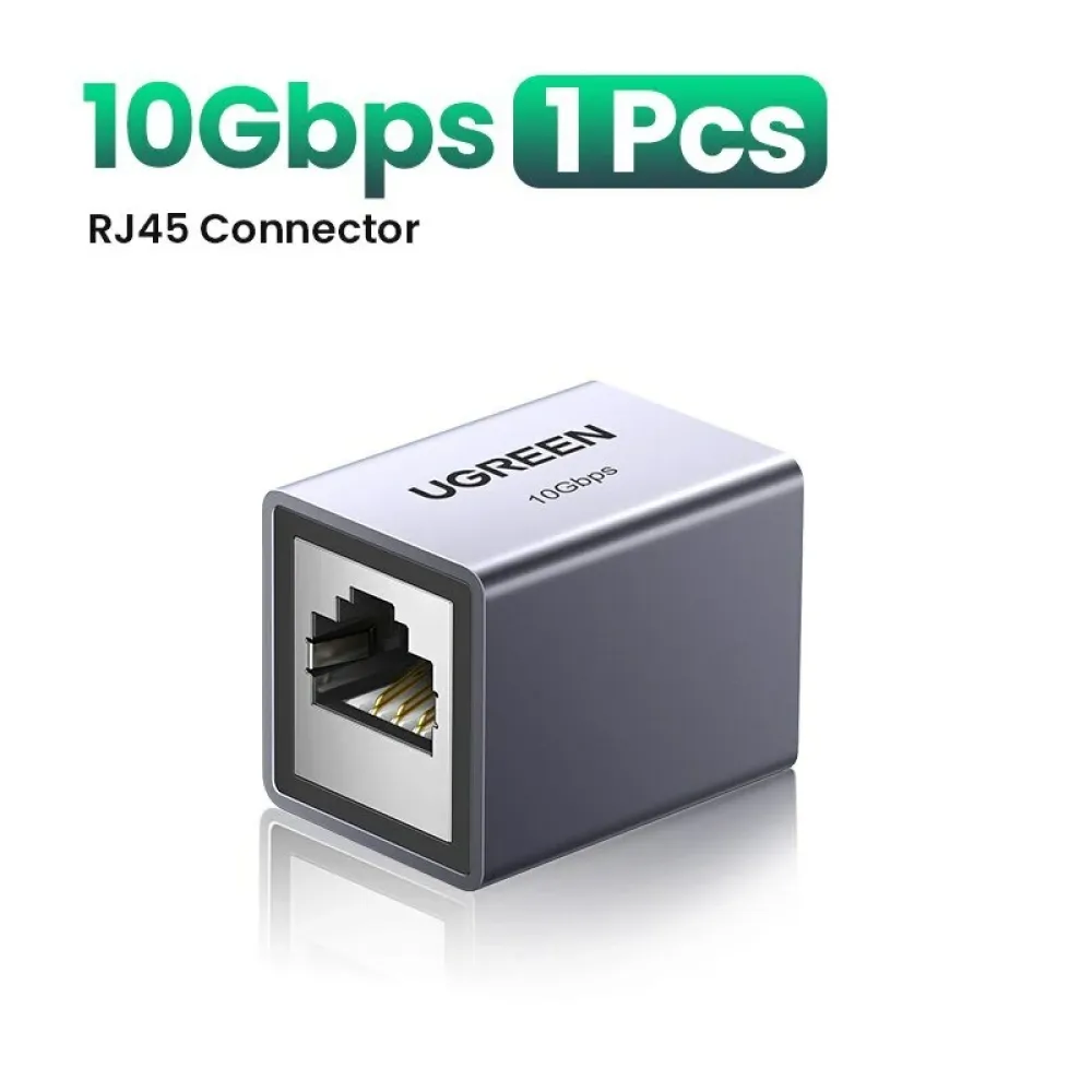 UGREEN RJ45 Stecker 10 Gbps Netzwerkverlängerung für Cat8 Cat7 Cat6 Ethernet Kabel Adapter Gigabit Weiblich zu Weiblich
