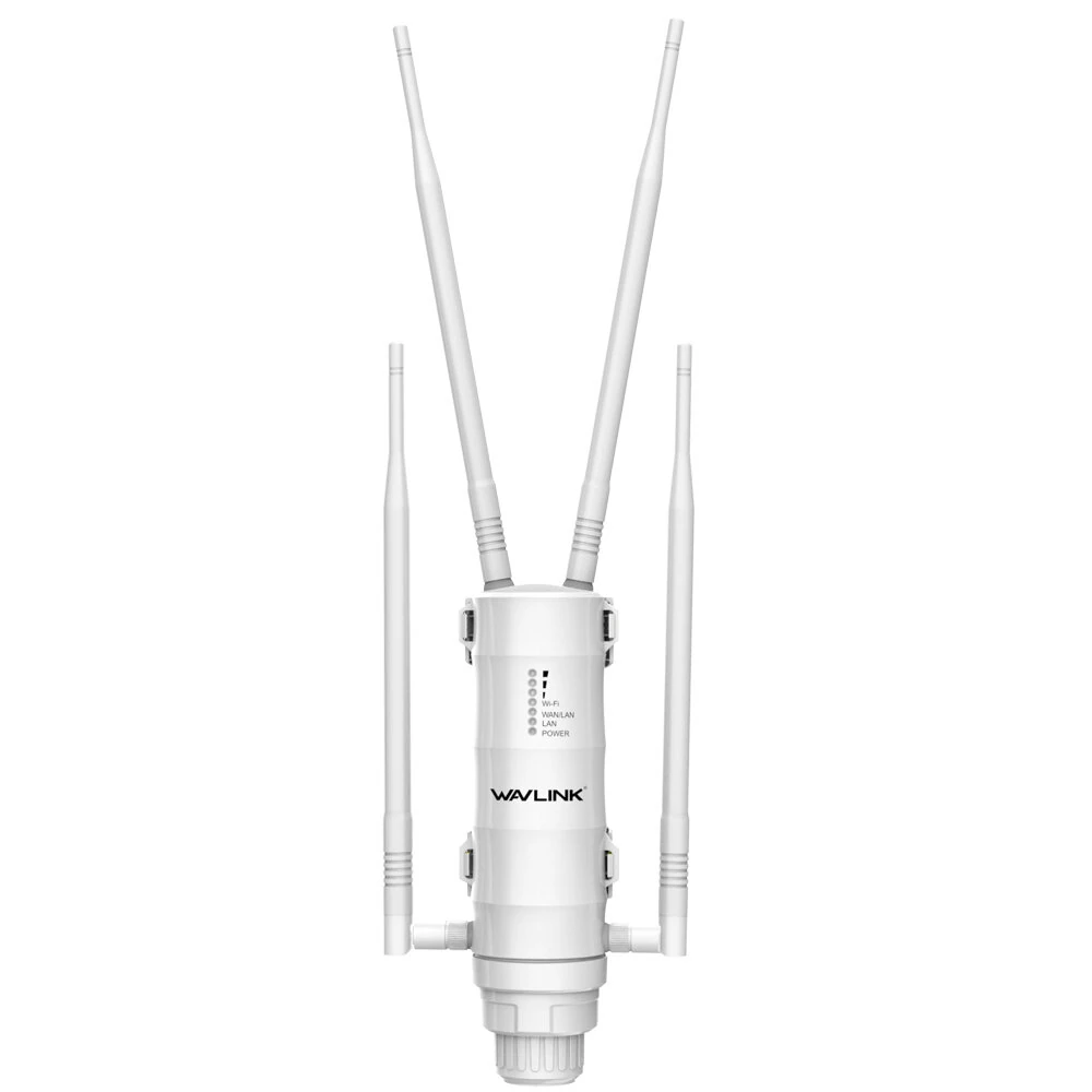Wavlink AERIAL HD4 AC1200 Outdoor-Router Dualband-Hochleistungs-Wireless-AP/Reichweitenverlängerer-Router mit PoE und Hochgewinnantennen