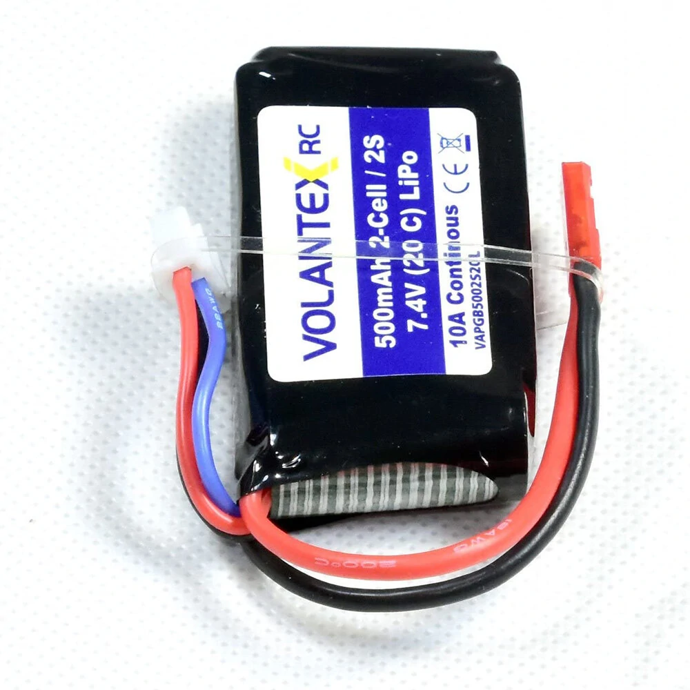 Ersatzteil für RC-Flugzeug VolantexRC 768-1 Mustang P-51D / Saber 920 756-2 7,4V 500mAh 20C Lipo-Akku JST-Stecker Ersatzteil für RC-Flugzeug VolantexRC 768-1 Mustang P-51D / Saber 920 756-2 7,4V 500mAh 20C Lipo-Akku JST-Stecker