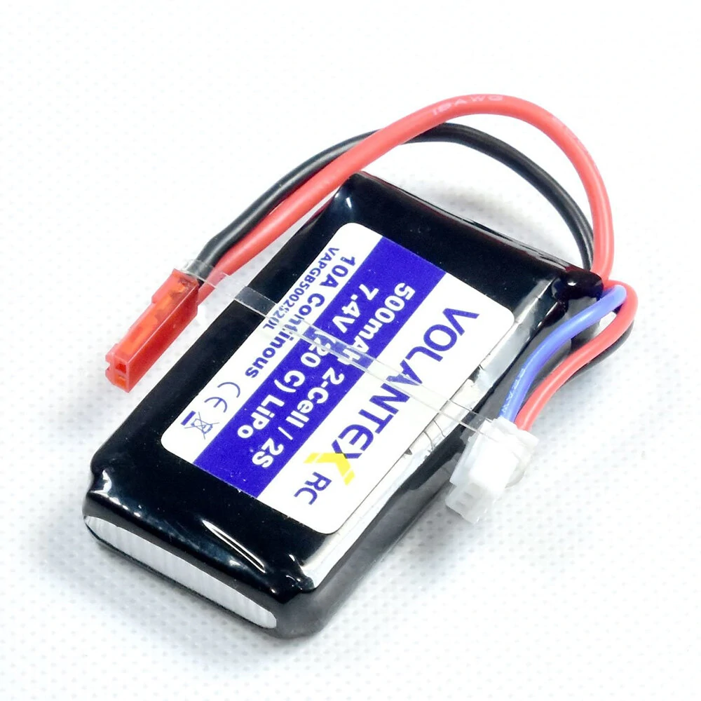 Ersatzteil für RC-Flugzeug VolantexRC 768-1 Mustang P-51D / Saber 920 756-2 7,4V 500mAh 20C Lipo-Akku JST-Stecker Ersatzteil für RC-Flugzeug VolantexRC 768-1 Mustang P-51D / Saber 920 756-2 7,4V 500mAh 20C Lipo-Akku JST-Stecker