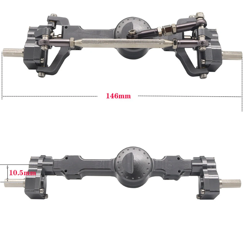 Verbesserte Metall-Front- und Heckbrücke für WPL B16 C14 C24 C34 MN D90 99S RC Auto Teile Verbesserte Metall-Front- und Heckbrücke für WPL B16 C14 C24 C34 MN D90 99S RC Auto Teile