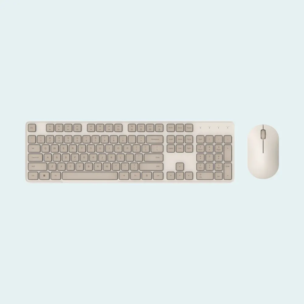 Xiaomi Wireless Tastatur und Maus Set 2 Black 2.4GHz 1000DPI Sensor 45g mit verbesserter Gestaltung und längerer Akkulaufzeit