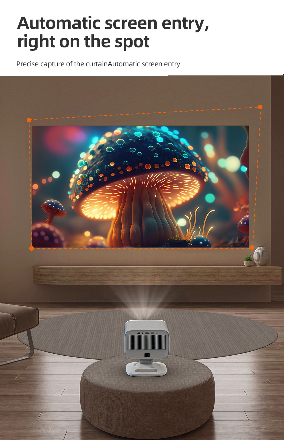 EU-Direct-Lenovo-100P-Projektor-1300-ANSI-Lumen-HDR10-232GB-Android-TV-Intelligente-Fokus--Keystone--2024105-12