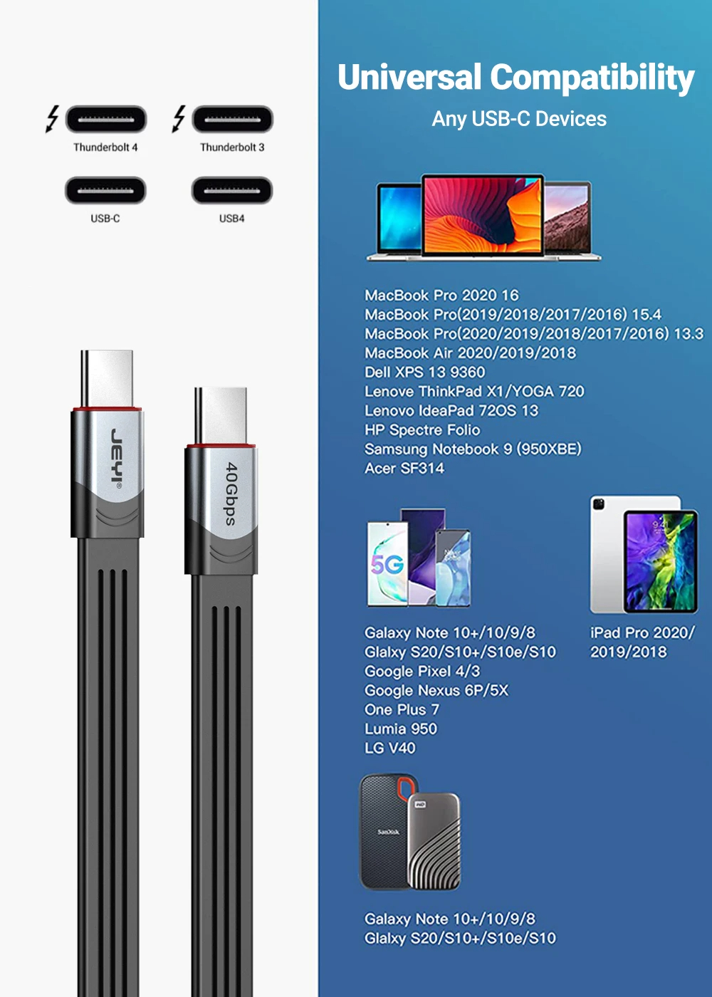 JEYI-USB40-C-zu-C-Kabel-40-Gbs-Datenuumlbertragung-100W-PD30-Stromladen-Kompatibel-mit-TB43-USB-C-un-2008496-11